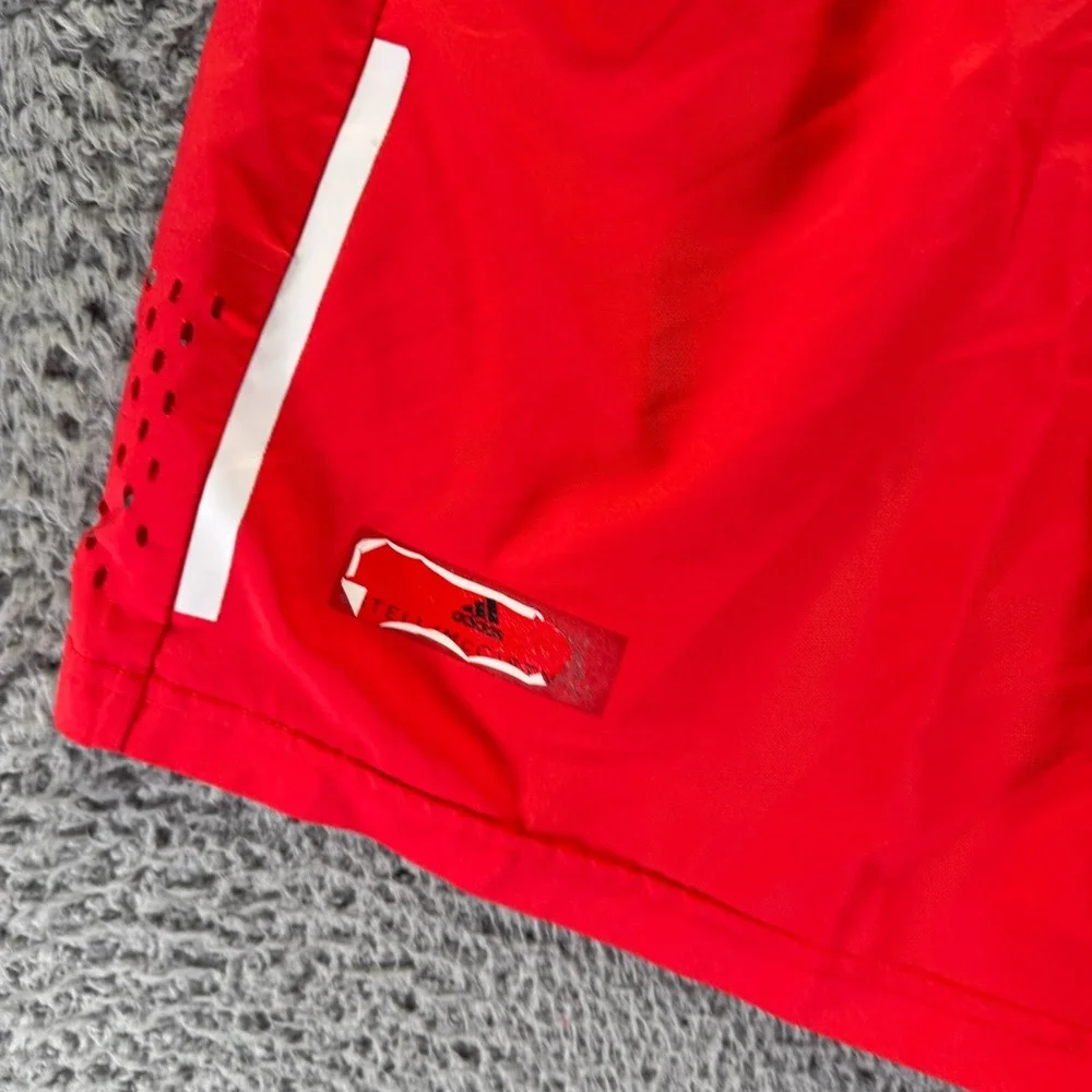 Adidas Stella McCartney Barricade Shorts Mens L Red Athletic Running Sports Gym